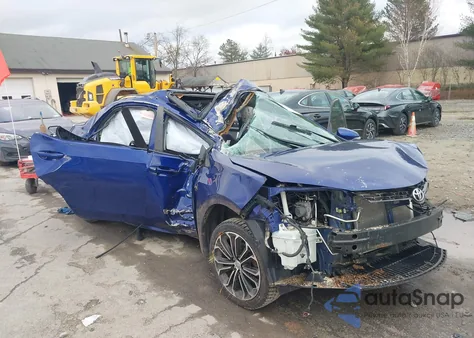 2016 Toyota Corolla S Plus from USA, damaged, VIN 2T1BURHE3GC633903